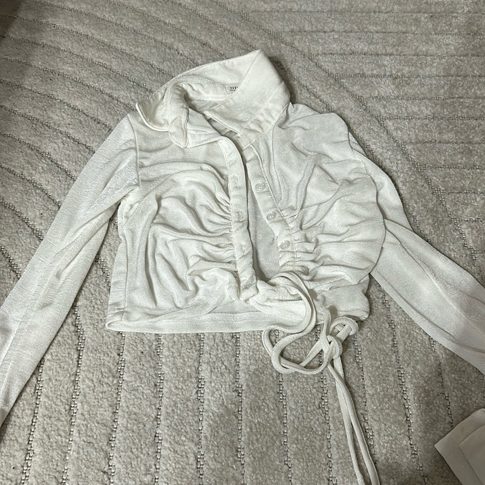 White going out top